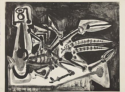 Lithographie Picasso - Le homard (Der Hummer)