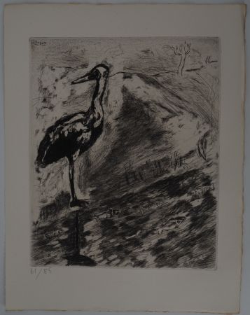 Stich Chagall - Le héron