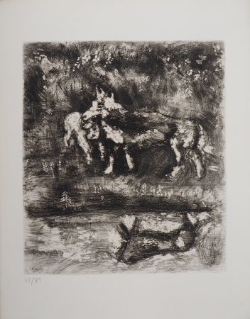 Stich Chagall - Le loup et l'agneau
