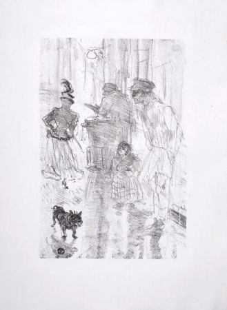 Lithographie Toulouse-Lautrec - Le Marchand de marrons, 1925