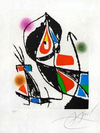 Radierung Und Aquatinta Miró - Le Marteau Sans Maitre XXI (The Hammer Without a Master XXI), 1976