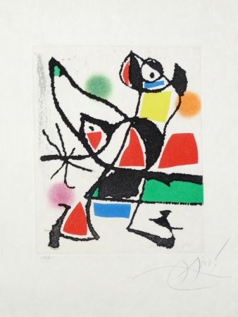 Radierung Und Aquatinta Miró - Le marteau sans maître