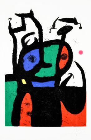 Radierung Und Aquatinta Miró - Le Matador