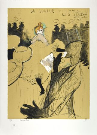 Lithographie Toulouse-Lautrec - LE MOULIN ROUGE : La Goulue & Valentin le désossé, 1891