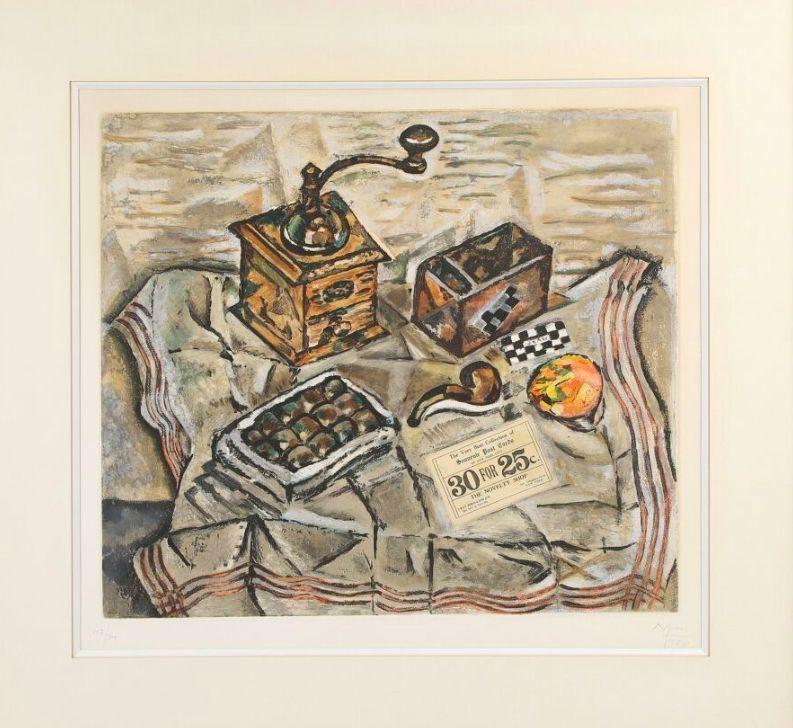 Radierung Und Aquatinta Miró - Le moulin à café, 1954