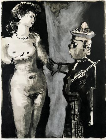 Lithographie Picasso - Le Peintre et son Modèle II