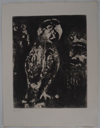 Stich Chagall - Le perroquet (Les deux perroquets, le roi et son fils)