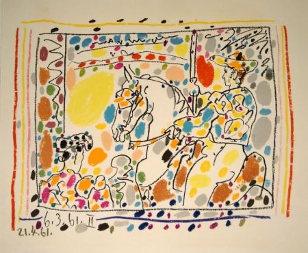 Lithographie Picasso - Le picador II