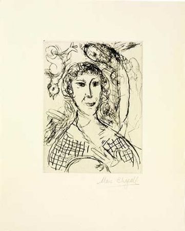 Stich Chagall - Le portrait du peintre