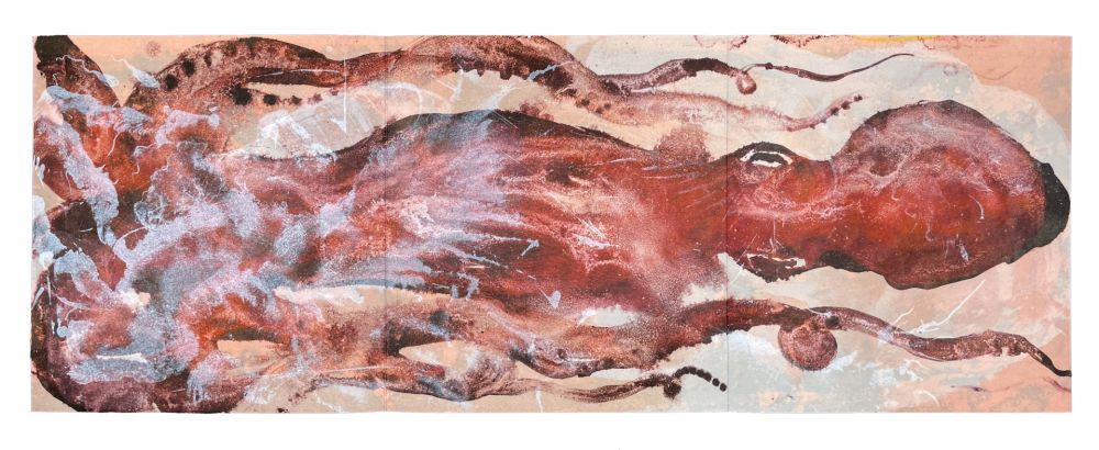 Lithographie Barcelo - Le Poulpe