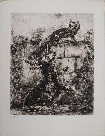 Stich Chagall - Le renard et le bouc