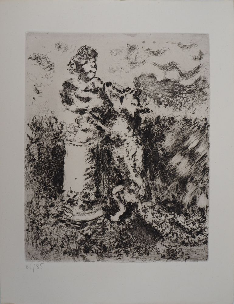 Stich Chagall - Le renard et le buste