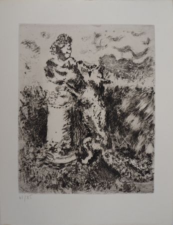 Stich Chagall - Le renard et le buste
