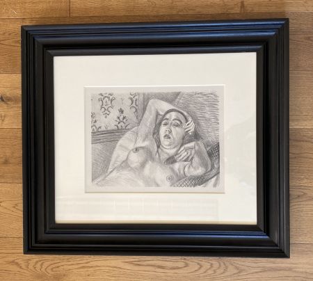 Lithographie Matisse -  Le repos du modele