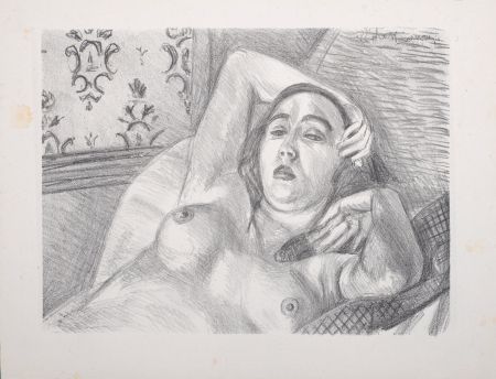 Lithographie Matisse - Le repos du modèle, 1922