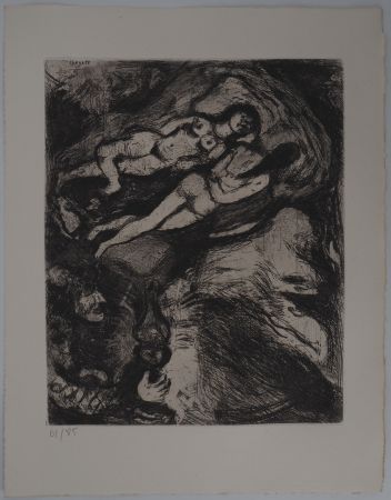 Stich Chagall - Le repos (La vieille et les deux servantes)