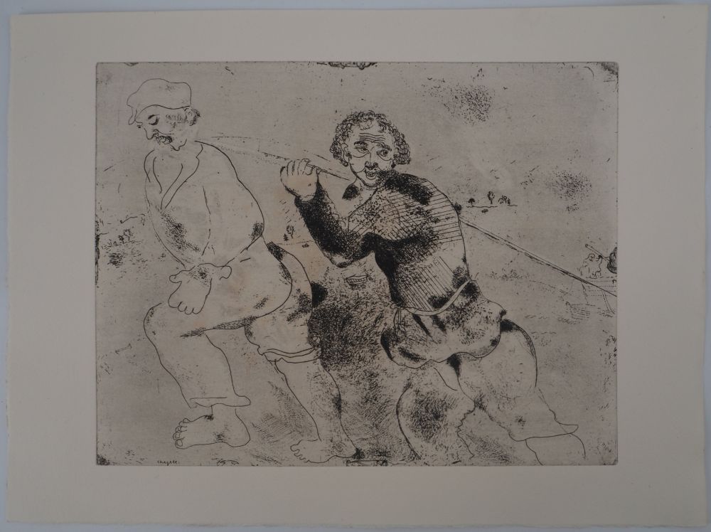Stich Chagall - Le retour de pêche (Les haleurs)
