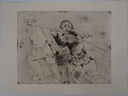 Stich Chagall - Le retour de pêche (Les haleurs)