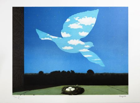 Lithographie Magritte - Le Retour (The Return)