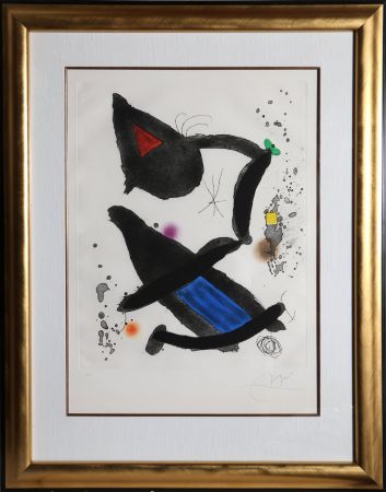 Aquatinta Miró - Le Roi David (King David)