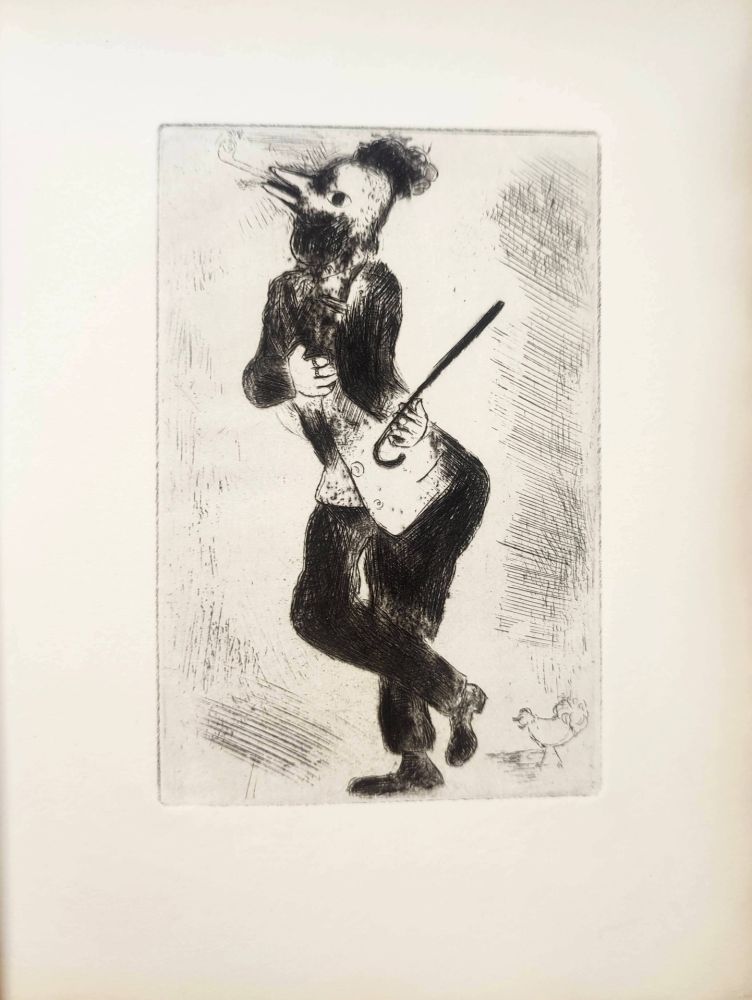 Radierung Chagall - Le Sept Péchés Capitaux