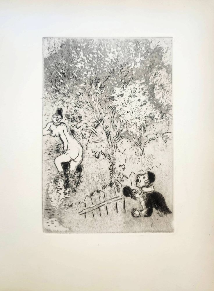Radierung Chagall - Le Sept Péchés Capitaux