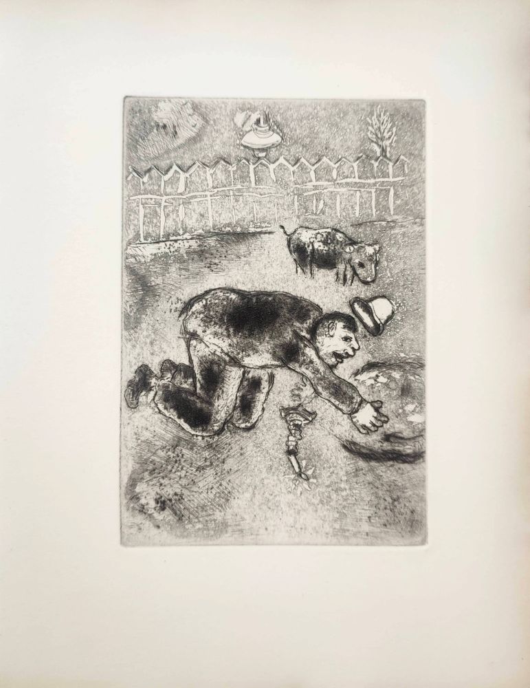 Radierung Chagall - Le Sept Péchés Capitaux