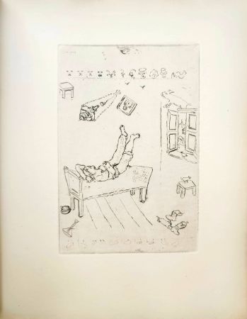 Radierung Chagall - Le Sept Péchés Capitaux