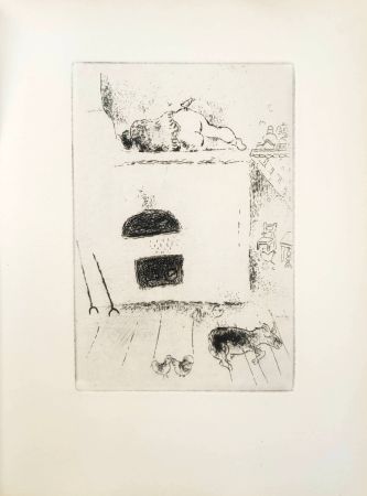 Radierung Chagall - Le Sept Péchés Capitaux