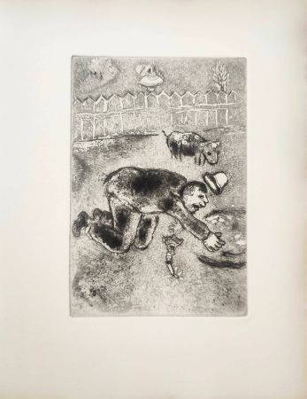 Radierung Chagall - Le Sept Péchés Capitaux