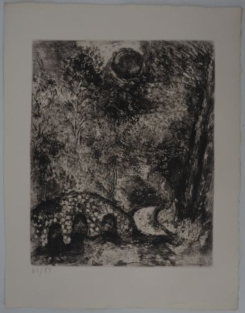 Stich Chagall - Le soleil et les grenouilles