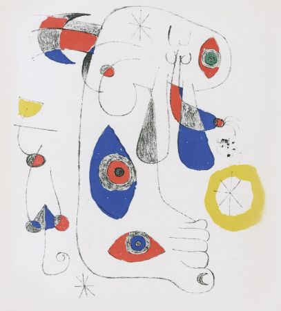 Lithographie Miró - Le Surréalisme en 1947