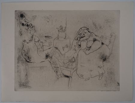 Stich Chagall - Le thé du matin