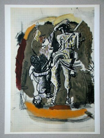Lithographie Braque (After) - Le Torero