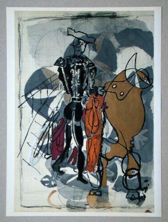 Lithographie Braque (After) - Le Torero