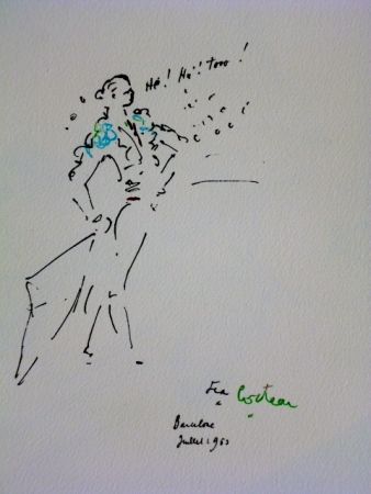 Lithographie Cocteau - Le Torero