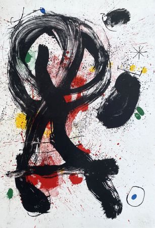 Lithographie Miró - Le vendangeur