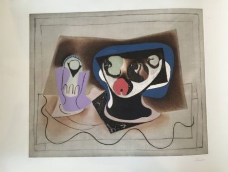 Radierung Picasso - Le Verre d' Absinthe
