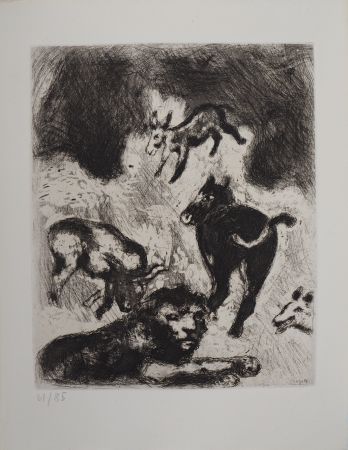 Stich Chagall - Le vieux lion
