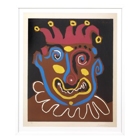 Linolschnitt Picasso - Le vieux Roi