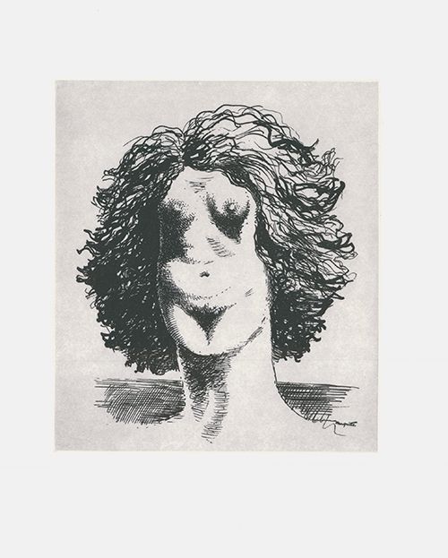 Radierung Magritte - Le viol