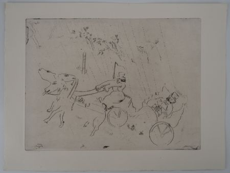 Stich Chagall - Le voyage en calèche (En route vers Sobakévitch)