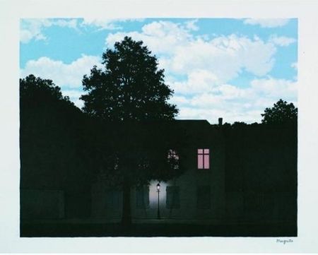 Lithographie Magritte - L'Empire des Lumières, 1961