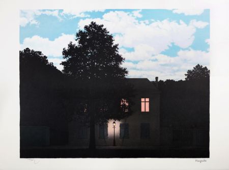Lithographie Magritte - L'Empire des Lumières (The Empire of Light)