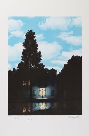 Lithographie Magritte - L’Empire des Lumières (The Empire of Light)