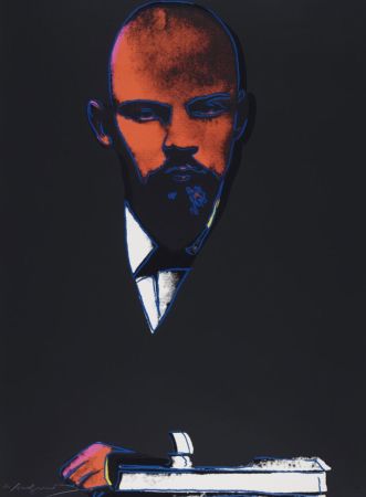 Siebdruck Warhol - Lenin