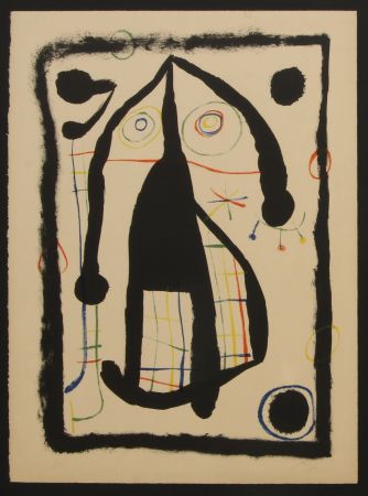 Lithographie Miró - L'ENTRANGERE