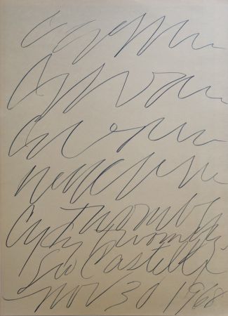 Lithographie Twombly - 