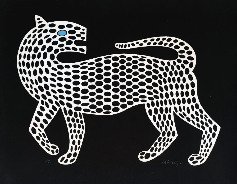Siebdruck Vasarely - Leopard 1
