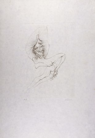 Radierung Bellmer - L'Equilibriste